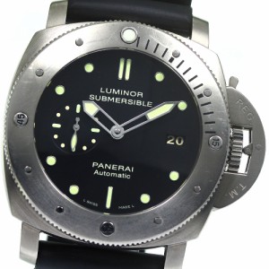 パネライ PANERAI PAM00305 ルミノール サブマーシブル 1950 3デイズ チタニオ 自動巻き メンズ 箱・保証書付き_769888