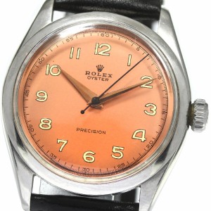 ロレックス ROLEX 6480 オイスター プレシジョン cal.1210 ヴィンテージ リダンダイヤル 手巻き ボーイズ _744462【ev20】