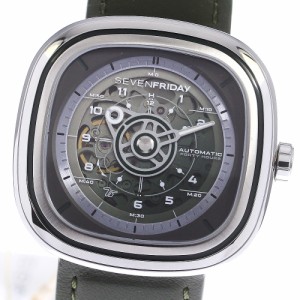 セブンフライデー SEVENFRIDAY SF-T1-06 Tシリーズ グリーン 自動巻き メンズ 未使用品 箱・保証書付き_770416【ev15】