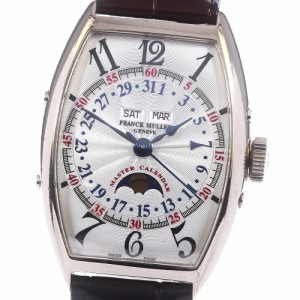 フランクミュラー FRANCK MULLER 5850MCL トノーカーベックス ムーンフェイズ 自動巻き メンズ _765546