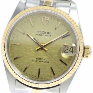 チュードル TUDOR 72033 プリンスデイト YGコンビ 自動巻き ボーイズ _753507【ev15】