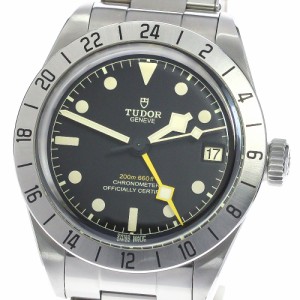 チュードル TUDOR 79470 ブラックベイ プロ GMT デイト 自動巻き メンズ 美品 箱・保証書付き_771748