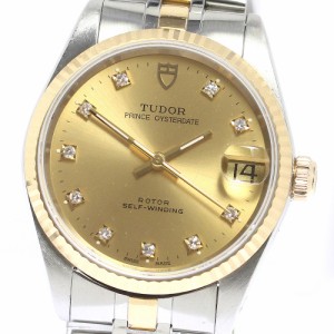 チュードル TUDOR 72033 プリンスデイト cal.2824-2 10Pダイヤ 自動巻き ボーイズ _753529