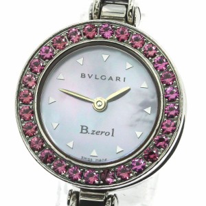 ブルガリ BVLGARI BZ22S B-zero1 バングル ピンクガーネット クォーツ レディース _774330【ev20】