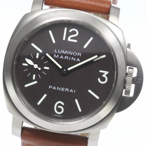 パネライ PANERAI PAM00061 ルミノール マリーナ スモールセコンド 手巻き メンズ _775845