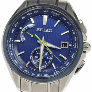 セイコー SEIKO SAGA299/8B63-0AV0 ブライツ ワールドタイム ソーラー電波 メンズ 美品 箱・保証書付き_776982