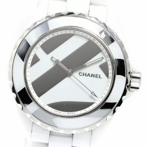 シャネル CHANEL H5582 J12 アンタイトル 38mm 白セラミック 世界限定1200本 自動巻き メンズ 美品 _771667