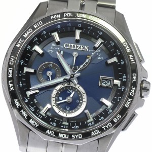 シチズン CITIZEN AT9090-53L アテッサ ダブルダイレクトフライト エコドライブ ソーラー電波 メンズ 良品 _774760