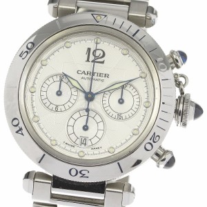 カルティエ CARTIER W31030H3 パシャ 38MM クロノグラフ デイト 自動巻き メンズ 保証書付き_780250