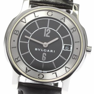 ブルガリ BVLGARI ST35S ソロテンポ デイト クォーツ メンズ 良品 _781348