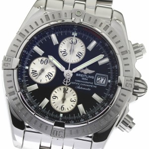 ブライトリング BREITLING A13356 クロノマット エボリューション クロノグラフ 自動巻き メンズ 良品 _780243【ev10】