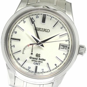 セイコー SEIKO SBGE025/9R66-0AL0 グランドセイコー GMT パワーリザーブ スプリングドライブ メンズ 良品 保証書付き_783425