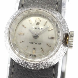 ジャンク ロレックス ROLEX 2025 カメレオン Cal.1400 K18WG 手巻き レディース _780082【ev10】