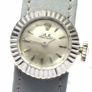 ジャンク ロレックス ROLEX カメレオン K18WG 手巻き レディース _783234