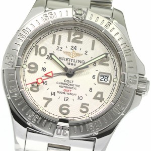 ブライトリング BREITLING A32350 コルト GMT 自動巻き メンズ 良品 _782955【ev10】