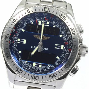 訳あり ブライトリング BREITLING A68062 プロフェッショナル B-1 クロノグラフ クォーツ メンズ _761890【ev10】