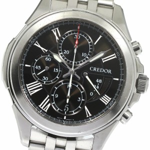 セイコー SEIKO 6S77-00B0/GCBK989 クレドール パシフィーク クロノグラフ 自動巻き メンズ _781652