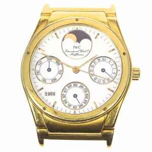 ジャンク IWC SCHAFFHAUSEN IW352101 インジュニア K18YG トリプルカレンダー ムーンフェイズ 自動巻き ボーイズ _782971