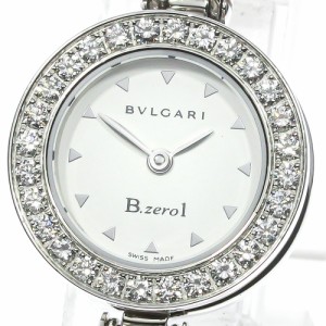 ブルガリ BVLGARI BZ22S B-zero1 ダイヤベゼル バングルM クォーツ レディース 美品 メーカーOH済み _784593