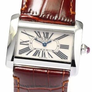 カルティエ CARTIER W6301455 タンクディヴァン ミニ クォーツ レディース _782635