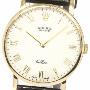 ロレックス ROLEX 5112 チェリーニ K18YG cal.1602 ホリコンダイアル 手巻き メンズ 良品 _785929