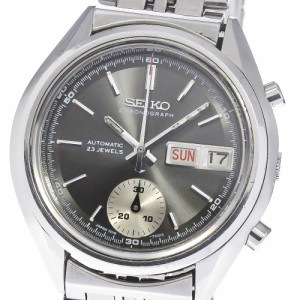 セイコー SEIKO 7018-7000 クロノグラフ デイデイト 自動巻き メンズ 箱付き_780052【ev10】