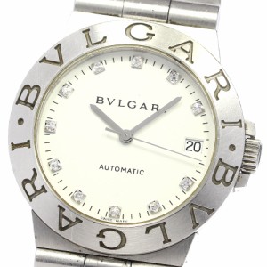 ブルガリ BVLGARI LCV35S ディアゴノ デイト 11Pダイヤモンド 自動巻き メンズ _793485