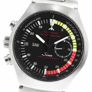 ジン Sinn 157.EZM-4 ドイツ消防レスキュー部隊 クロノグラフ 自動巻き メンズ 保証書付き メーカーOH済み_776819