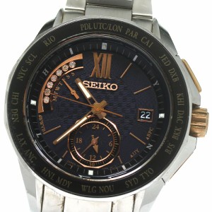 セイコー SEIKO 8B54-0AX0/SAGA141 ブライツ クロノグラフ ソーラー電波 メンズ _792097