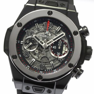 ウブロ HUBLOT 411.CS.1170.RX.YOS16 ビッグバン ウニコ プラチナベゼル ヨシダスペシャル 限定50本 自動巻き メンズ 良品 _791149