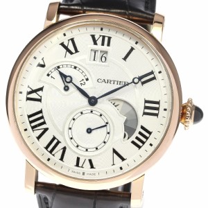 カルティエ CARTIER W1556240 ロトンド ドゥ カルティエ K18PG グランドデイト レトログラード 自動巻き メンズ _792404