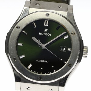 ウブロ HUBLOT 542.NX.8970.LR クラシックフュージョン デイト 自動巻き メンズ 保証書付き_793975