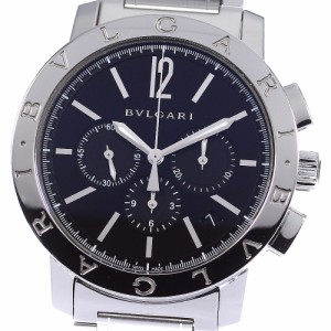 ブルガリ BVLGARI BB41SCH ブルガリブルガリ クロノグラフ 自動巻き メンズ 良品 箱・保証書付き_795680