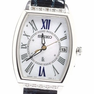 セイコー SEIKO 1B32-0AR0 ルキア ダイヤモンド ソーラー電波 レディース 良品 _795907