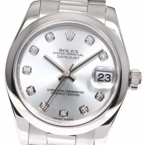 ロレックス ROLEX 178246G デイトジャスト 31 PT950 10Pダイヤ K番 自動巻き 男女兼用 _754415