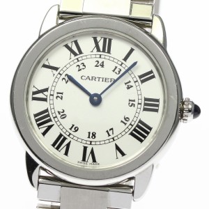 ジャンク カルティエ CARTIER W6701004 ロンドソロSM クォーツ レディース _792150