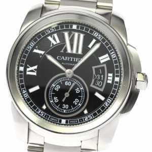 カルティエ CARTIER W7100016 カリブル ドゥ カルティエ デイト 自動巻き メンズ 保証書付き_796172