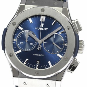 ウブロ HUBLOT 521.NX.7170.LR クラシックフュージョン チタニウム クロノグラフ 自動巻き メンズ 保証書付き_797309