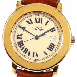 カルティエ CARTIER マスト？ デイト クォーツ レディース _797754