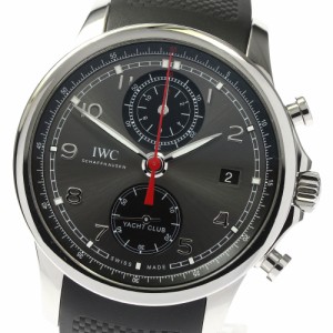 IWC IWC SCHAFFHAUSEN IW390503 ポルトギーゼ ヨットクラブ クロノグラフ 自動巻き メンズ 良品 保証書付き_799476