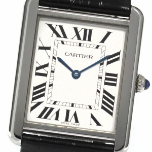 カルティエ CARTIER W5200003 タンクソロLM クォーツ メンズ _797602