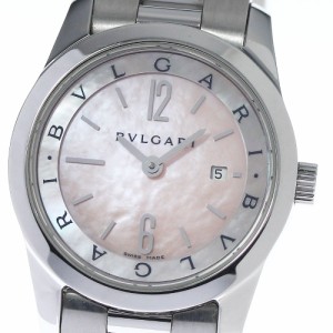 ブルガリ BVLGARI ST30S ソロテンポ デイト クォーツ レディース _800251