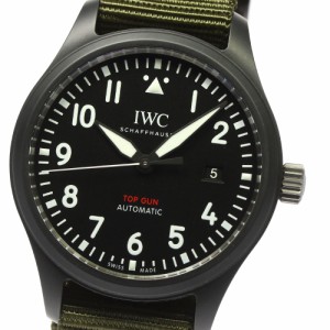 IWC IWC SCHAFFHAUSEN IW326901 パイロットウォッチ トップガン デイト 自動巻き メンズ 美品 箱付き_800405