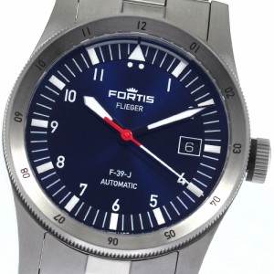 フォルティス FORTIS F4220007 フリーガー F-39-J デイト 自動巻き メンズ 極美品 箱付き_798971