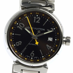 ルイ・ヴィトン LOUIS VUITTON Q1131 タンブール デイト GMT 自動巻き メンズ _798620