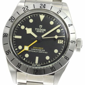 チュードル TUDOR 79470 ブラックベイ プロ GMT デイト 自動巻き メンズ 極美品 保証書付き_801839