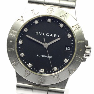 ブルガリ BVLGARI LCV35S ディアゴノ デイト 11Pダイヤ 自動巻き メンズ 箱・保証書付き_795917