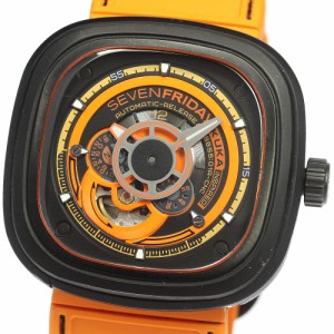 訳あり セブンフライデー SEVENFRIDAY SF-P3 スモールセコンド 自動巻き メンズ _799806