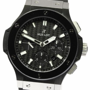 ウブロ HUBLOT 301.SM.1770.RX ビッグバン スチール セラミック クロノグラフ 自動巻き メンズ 良品 保証書付き_799796