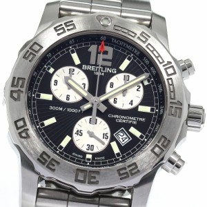 ブライトリング BREITLING A7338710BB49 コルト クロノグラフ クォーツ メンズ 良品 保証書付き_800104